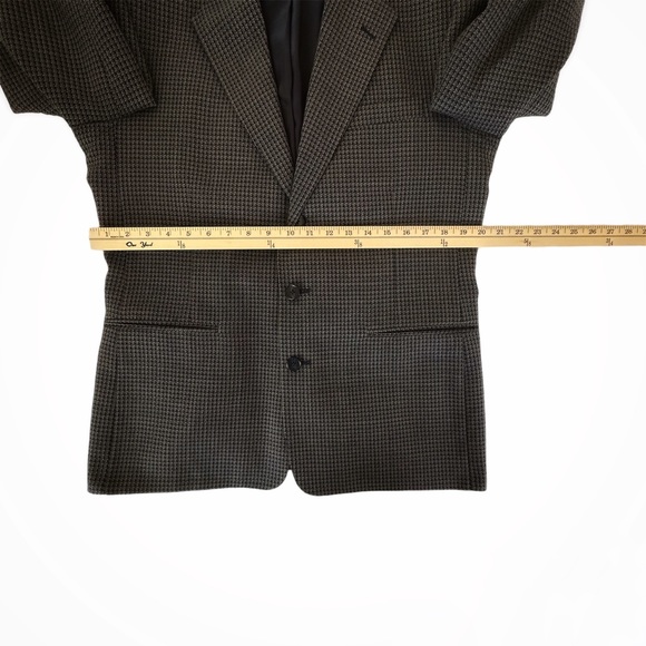 WILLIAM FIORAVANTI Men's 3 Button Wool Bespoke Blazer Sport Coat Size 39 Short - Picture 16 of 16